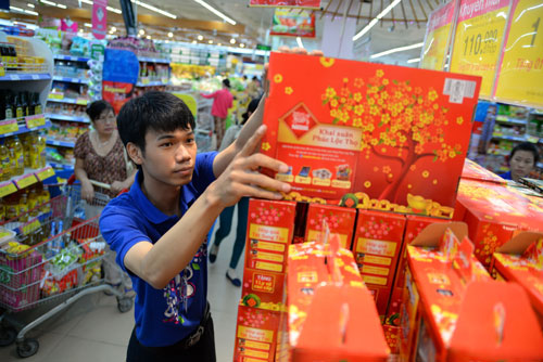 Phong phú giỏ quà Tết tại Co.opmart