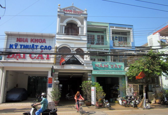 Khách sạn nơi xảy ra vụ mất trộm của 2 vợ chồng Việt kiều Mỹ - Ảnh: Hoài Thương (Tuổi Trẻ)