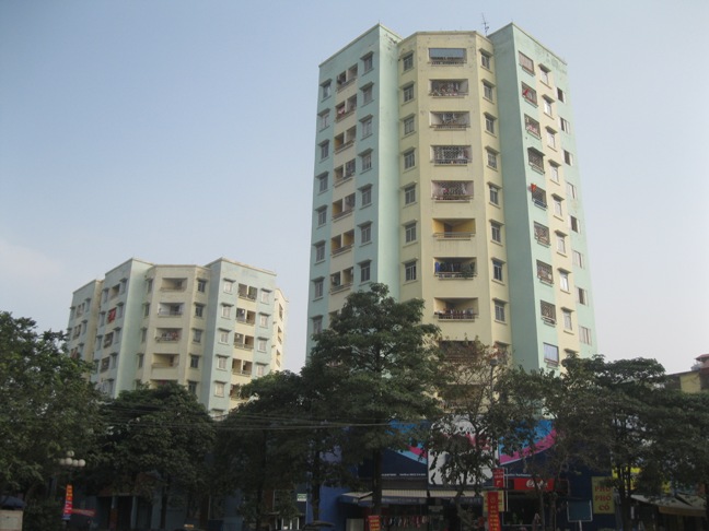 Chung cư 9B, khu đ&ocirc; thị mới Đại Kim, Phường Đại Kim, Quận Ho&agrave;ng Mai (H&agrave; Nội), nơi li&ecirc;n tục xảy ra sự cố thang m&aacute;y