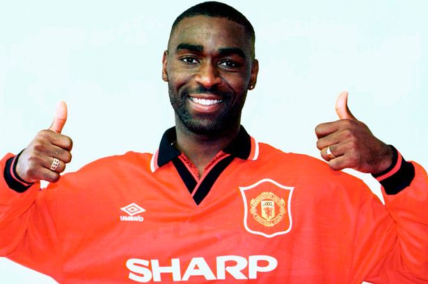 Andy cole trong màu áo M.U trước đây
