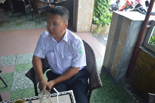 T&agrave;i xế dũng cảm Trương Qu&aacute;ch Quang Nhật.