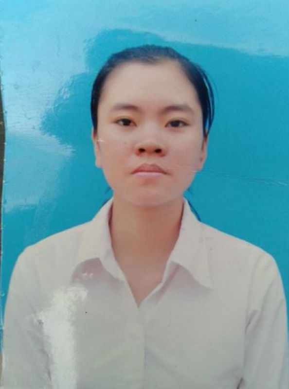 Em Lê Thị Phương (ảnh do người nhà cung cấp)