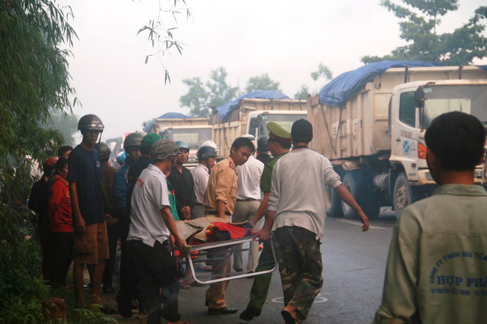 Một vụ tai nạn xảy ra tại khu vực &ldquo;ng&atilde; ba đắp chiếu&rdquo;