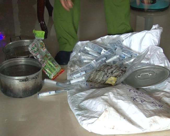 Tang vật bị thu giữ. ảnh do Công an cung cấp