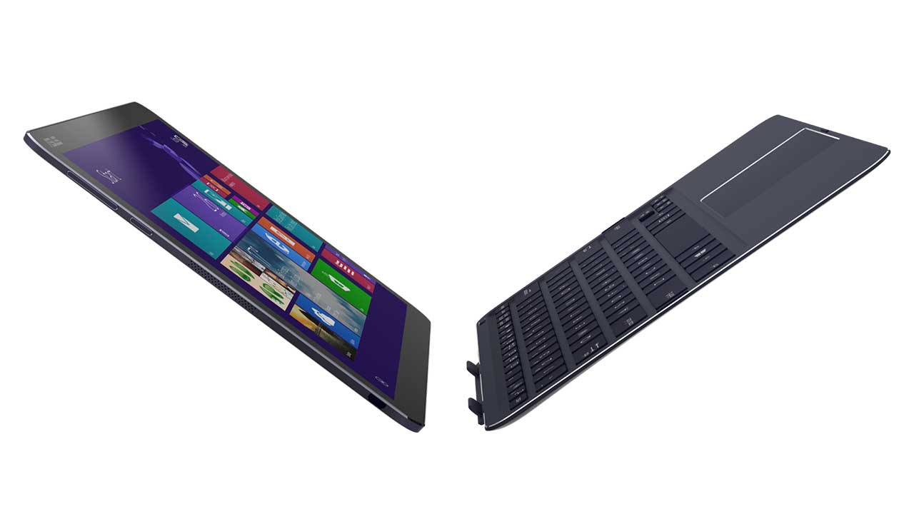 Transformer Book T300 Chi có thể tháo rời khỏi bàn phím để trở thành một chiếc tablet