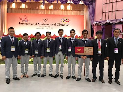 Việt Nam xếp sau Triều Tiên trong Olympic Toán học quốc tế 2015