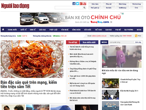 Nhiều thay đổi trên NLĐO từ ngày 1-2