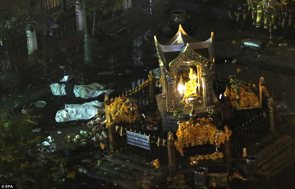 Hiện trường vụ nổ. Ảnh: EPA