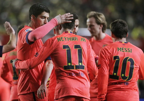 Niềm vui chiến thắng của Barca khi c&oacute; mặt ở chung kết C&uacute;p Nh&agrave; vua