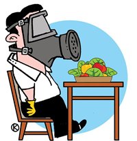 Ăn để sống, khó quá!