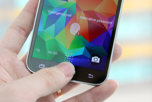 Galaxy S5 dễ dàng bị đánh cắp dấu vân tay