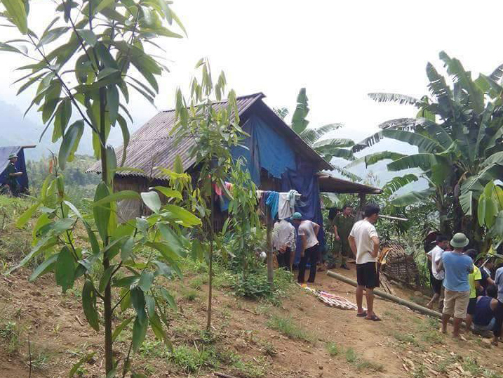 Ng&ocirc;i l&aacute;n của vợ chồng anh Trần Văn Long v&agrave; chị Ph&agrave;n Thị Hoa, nơi Đặng Văn H&ugrave;ng xuống tay s&aacute;t hại d&atilde; man ch&aacute;u Trần Văn Truyền v&agrave; Ph&agrave;n Thị Hoa