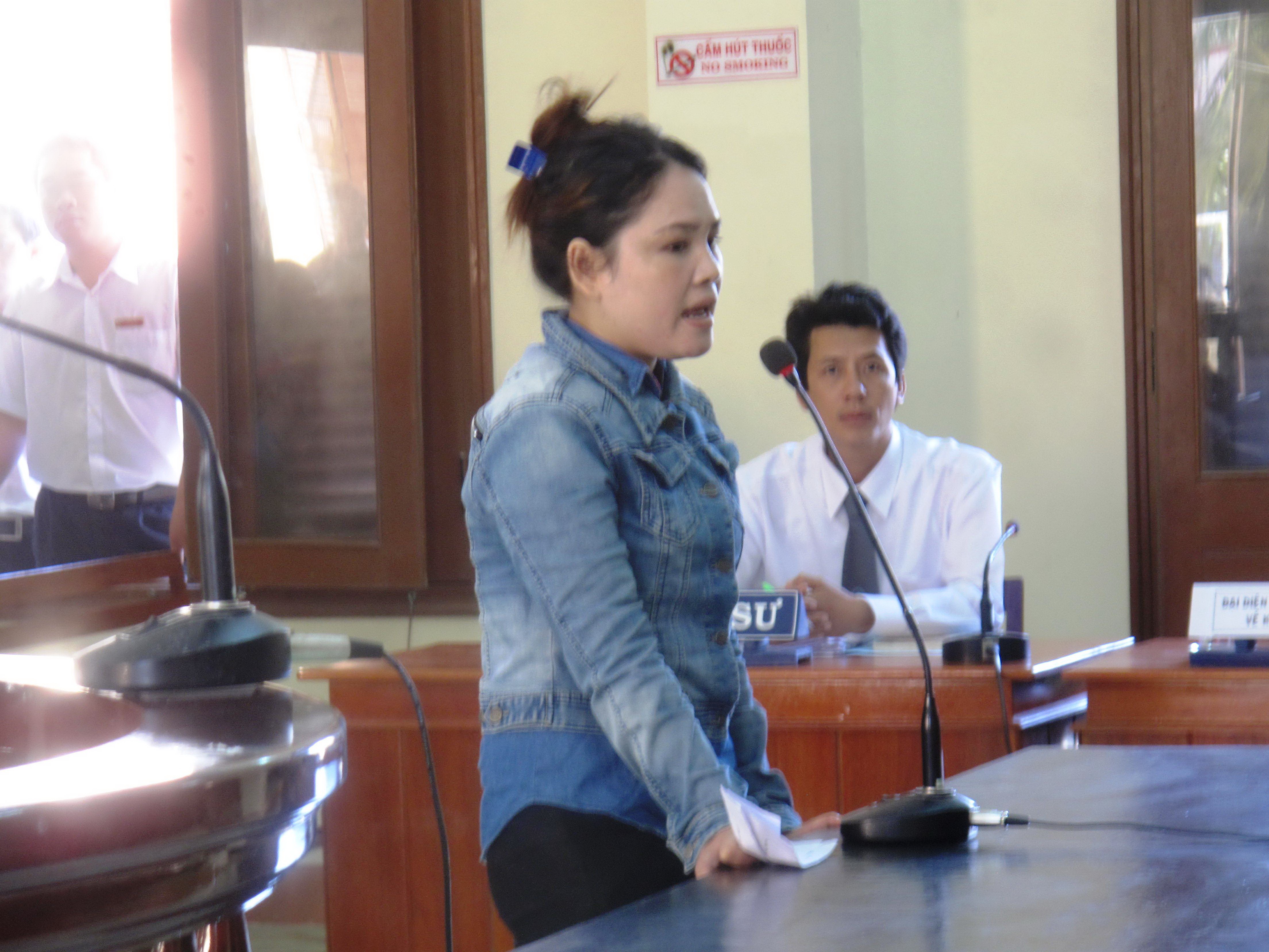 Chị T&acirc;m kh&ocirc;ng đồng &yacute; với c&aacute;o trạng
