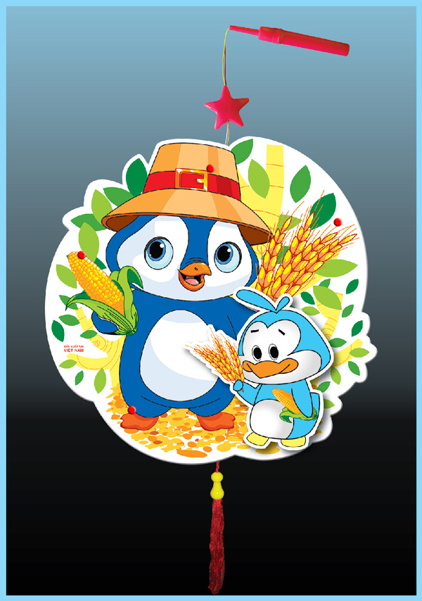 lồng đèn chim cánh cụt