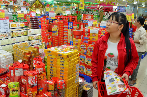 Khuyến mãi đậm hàng Tết