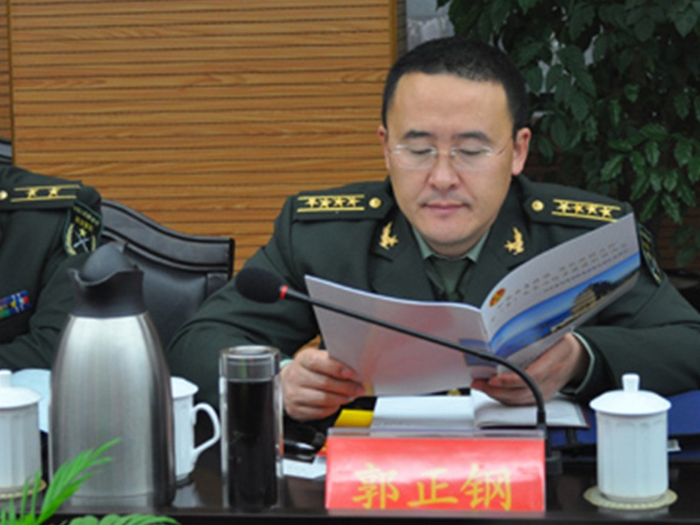 Ph&oacute; Ch&iacute;nh ủy Qu&acirc;n khu Chiết Giang Qu&aacute;ch Ch&iacute;nh Cương đang bị điều tra tham nhũng Ảnh: ĐA CHIỀU