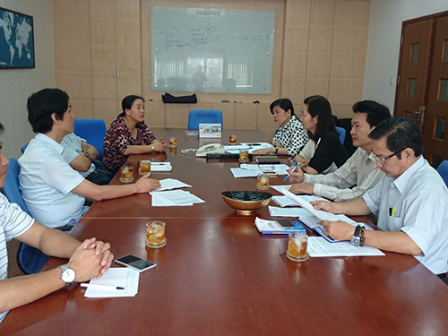 Đại diện LĐLĐ TP HCM và LĐLĐ huyện Củ Chi phối hợp giải quyết tranh chấp tại Công ty Carimax
