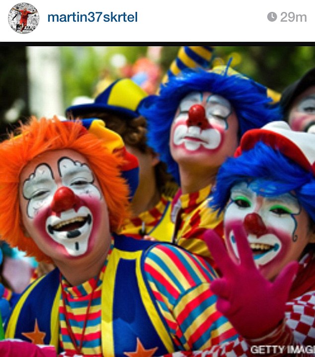 Hình ảnh tr&ecirc;n Instagrm của Skrtel