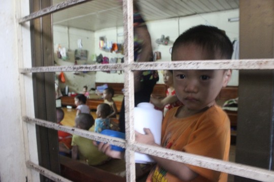 H&igrave;nh ảnh c&aacute;c ch&aacute;u b&eacute; ở ch&ugrave;a Bồ Đề