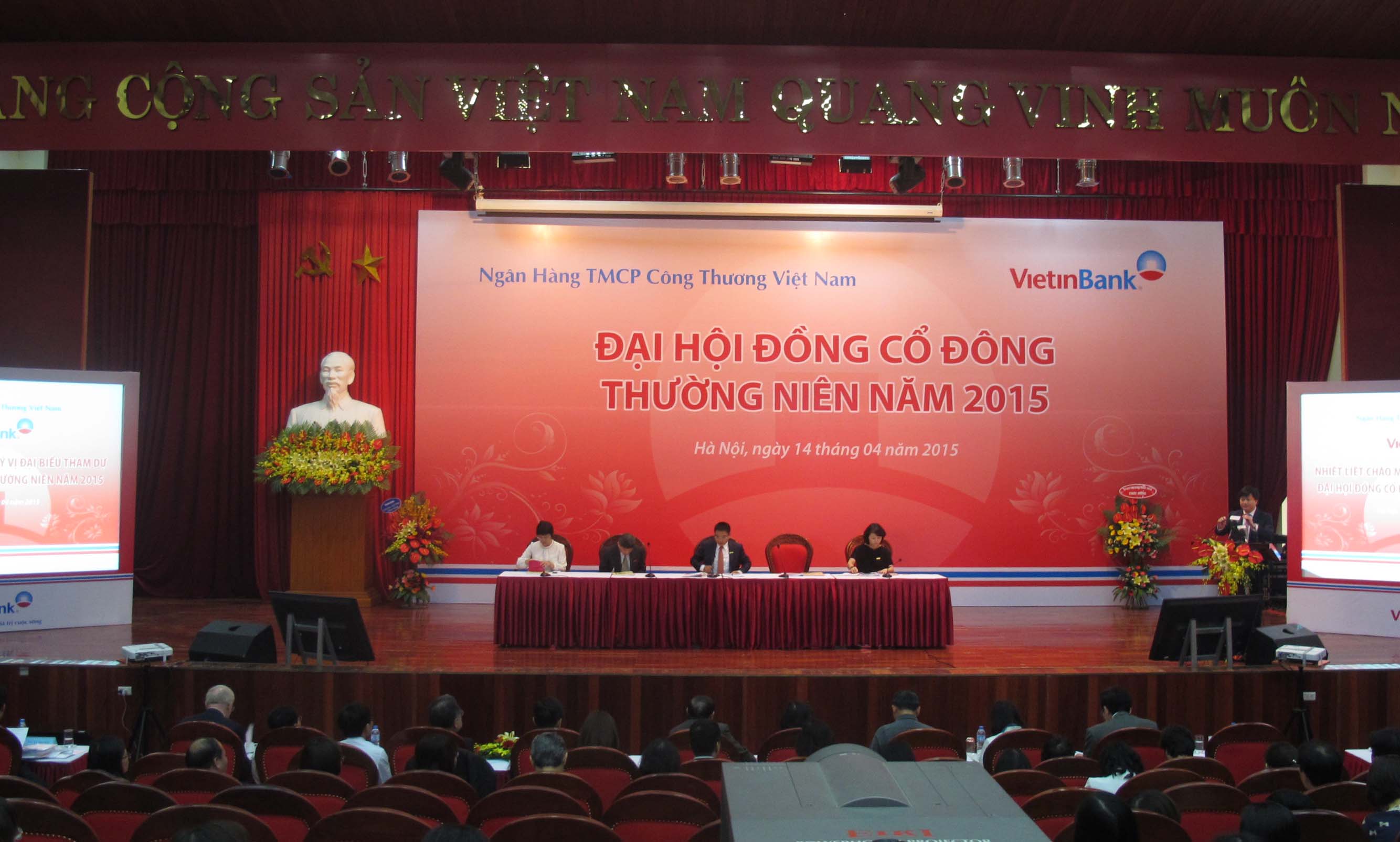 Đại hội đồng cổ đ&ocirc;ng 2015 của Ng&acirc;n h&agrave;ng ViettinBank