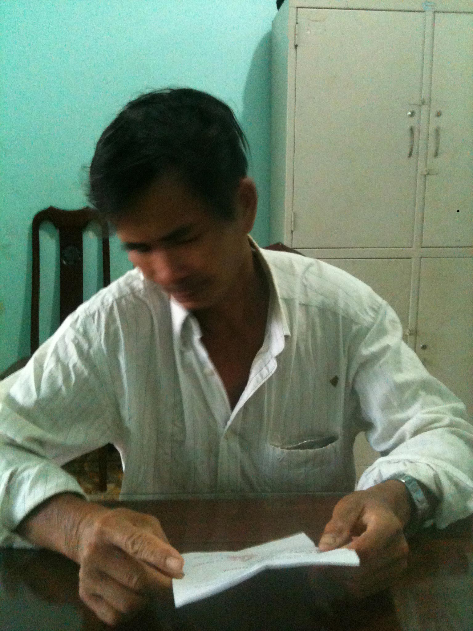 Nguyễn Văn Tồn tại cơ quan c&ocirc;ng an