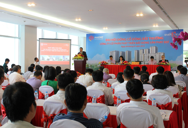 Đại hội cổ đông của Phát Đạt diễn ra vào sáng 9-1