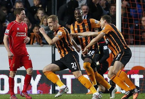 Gục ngã trước Hull City, Liverpool tan giấc mơ Champions League