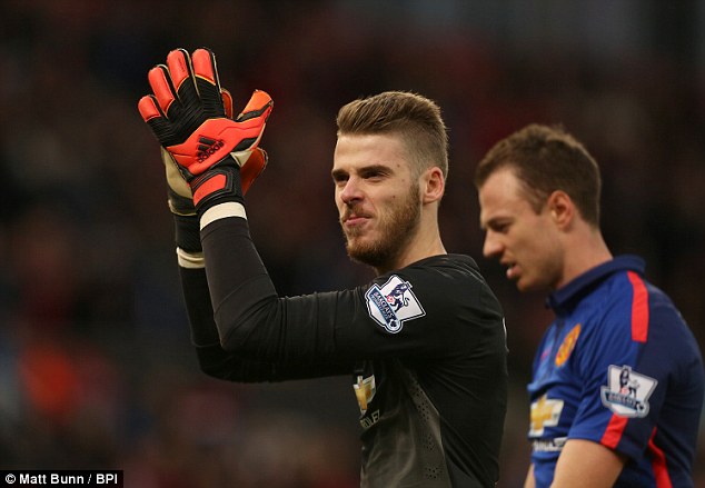 Thủ môn De Gea vẫn giữ vị trí số 1 ở M.U