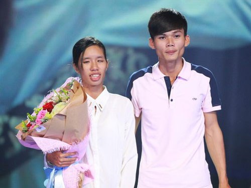 Anh Nguyễn Nhật Thanh v&agrave; Chị Nguyễn Như Đ&agrave;o trong Chương tr&igrave;nh Điều ước thứ bảy tr&ecirc;n s&oacute;ng VTV3 ng&agrave;y 10-1 vừa qua