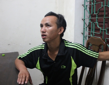 Cơ quan c&ocirc;ng an l&acirc;y lời khai đối tượng Th&aacute;i.