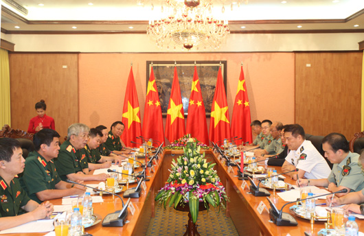 Đối thoại chiến lược quốc ph&ograve;ng Việt Nam-Trung Quốc lần thứ 5 tại H&agrave; Nội - Ảnh: Cổng TTĐT Bộ Quốc ph&ograve;ng