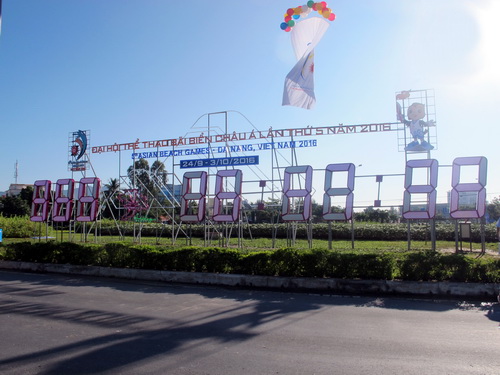 Đà Nẵng tưng bừng chào đón Đại hội Thể thao bãi biển châu Á 2016