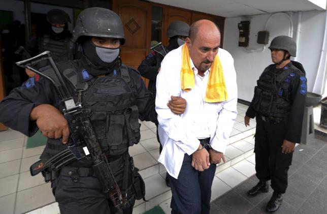 C&ocirc;ng d&acirc;n Ph&aacute;p Serge Atlaoui bị Indonesia kết tội bu&ocirc;n b&aacute;n ma tu&yacute;. Ảnh: Reuters