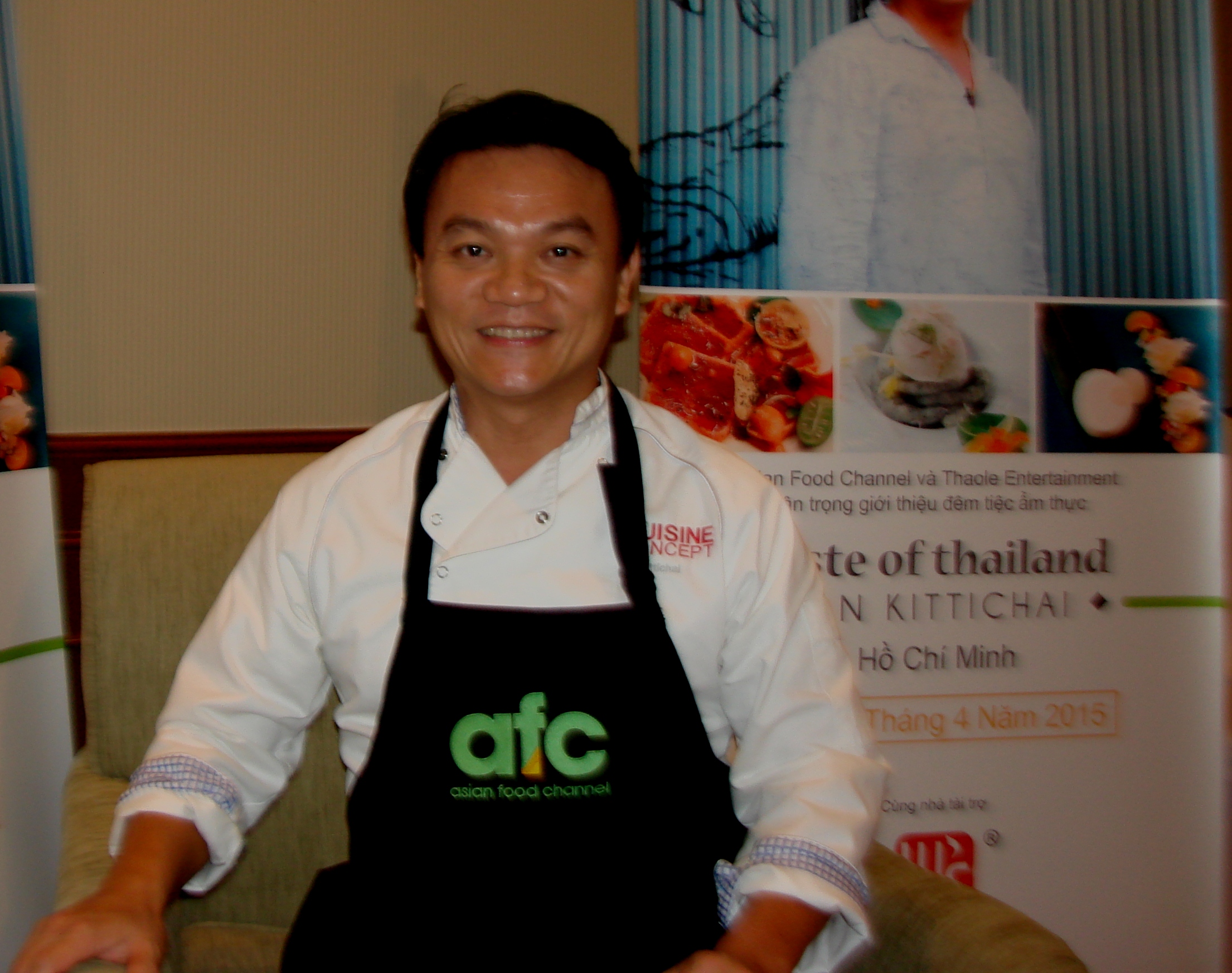 Đầu bếp Ian Kittichai- 1 trong 3 bếp trưởng của chương tr&igrave;nh tr&igrave;nh 3 bếp trưởng 1 th&agrave;nh phố