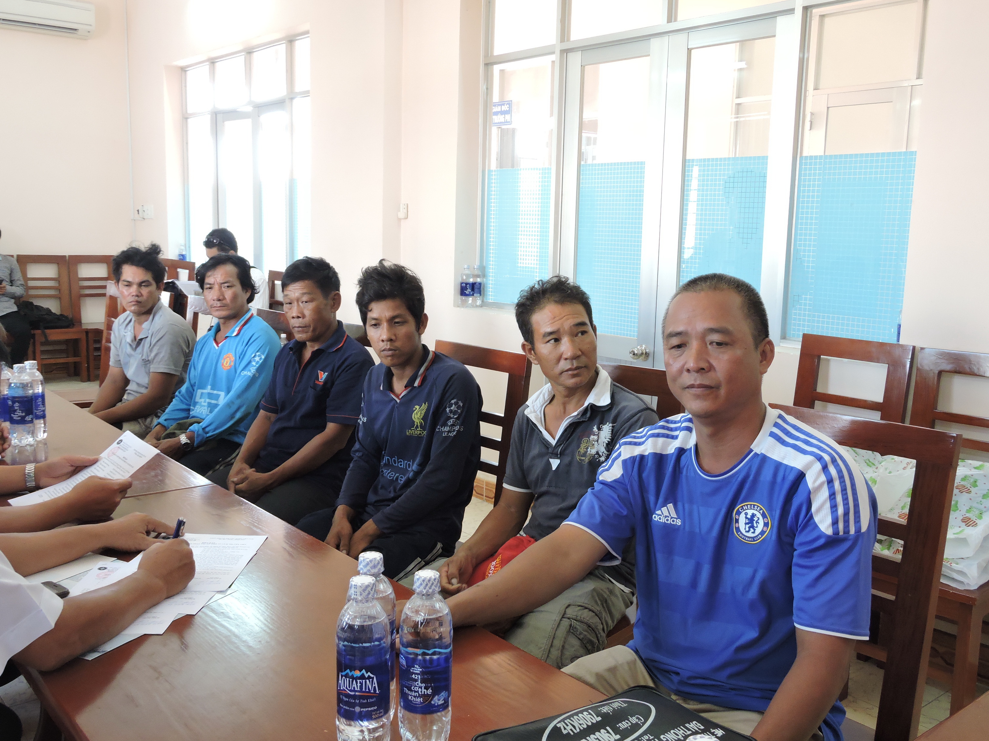 C&aacute;c thuyền vi&ecirc;n được nghỉ ngơi tại Trung t&acirc;m 3 để sửa t&agrave;u