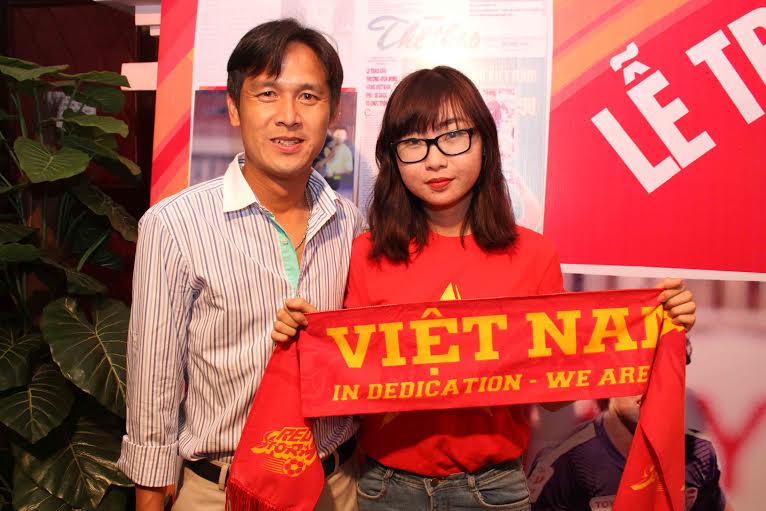 Cựu cầu thủ Minh Phương cũng c&oacute; mặt trong gala trao giải tối 14-4