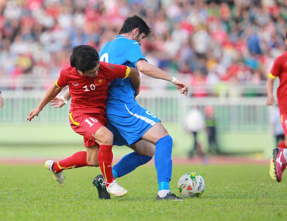 C&ocirc;ng Phượng suýt ghi bàn cho Olympic Vi&ecirc;̣t Nam