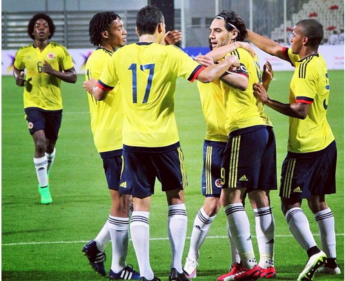 Falcao tỏa s&aacute;ng trong đội h&igrave;nh Colombia đang đạt phong độ rất cao