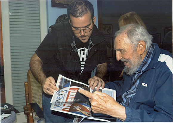 &Ocirc;ng Fidel Castro tại Havana. Ảnh: Reuters