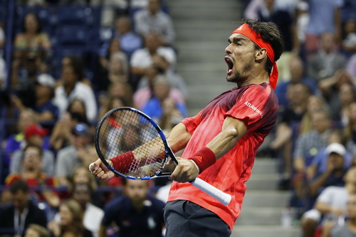 Xem Nadal thua ngược Fognini, trắng tay một mùa Grand Slam