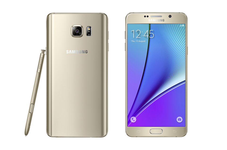 Galaxy Note 5 c&oacute; thiết kế nguy&ecirc;n khối với pin kh&ocirc;ng thể th&aacute;o rời.