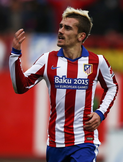 Antoine Griezmann thi đấu rất hay trong trận derby Madrid