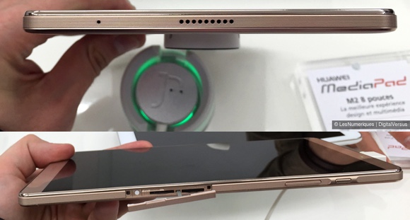 Huawei m&aacute;y t&iacute;nh bảng l&agrave; 7.8mm mỏng v&agrave; nặng 310 gram. N&oacute; được hỗ trợ bởi một pin 4,800mAh.