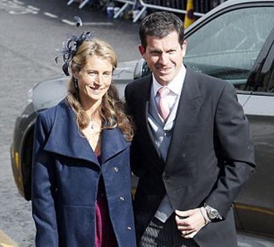 Cựu danh thủ Tim Henman và vợ tham dự lễ cưới của Murray