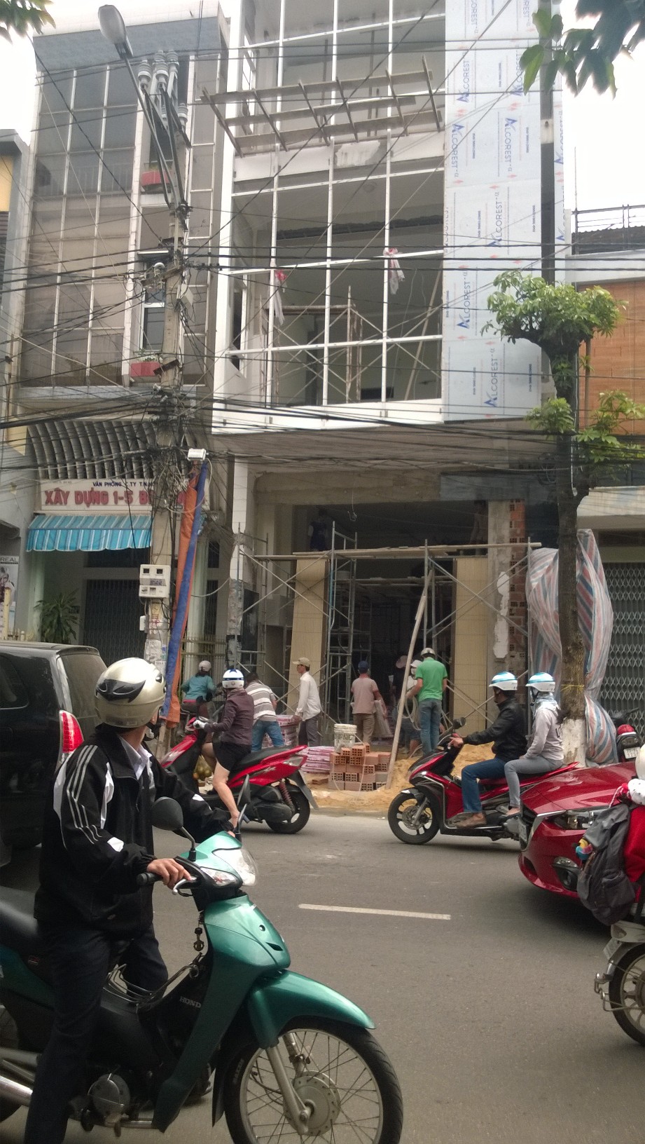 Hiện trường nơi anh Huề bị tai nạn