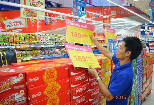 Nước ngọt đang giảm giá mạnh tại Co.opmart