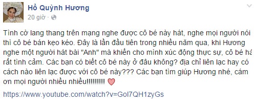 D&ograve;ng chia sẻ tr&ecirc;n facebook