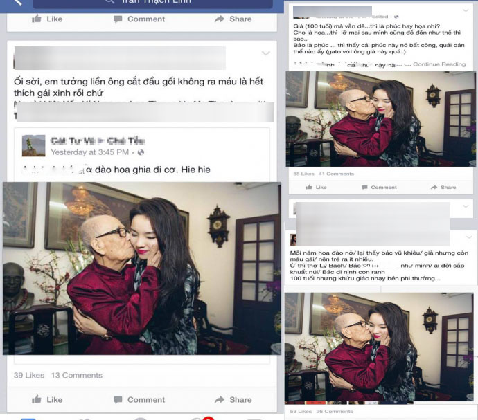 Cư d&acirc;n mạng chỉ tr&iacute;ch GS Vũ Khi&ecirc;u tr&ecirc;n mạng. Ảnh: Facebook