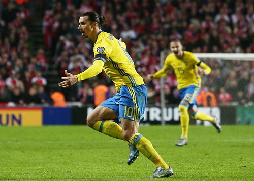 Ibrahimovic lập siêu phẩm, Thụy Điển thẳng tiến VCK Euro 2016