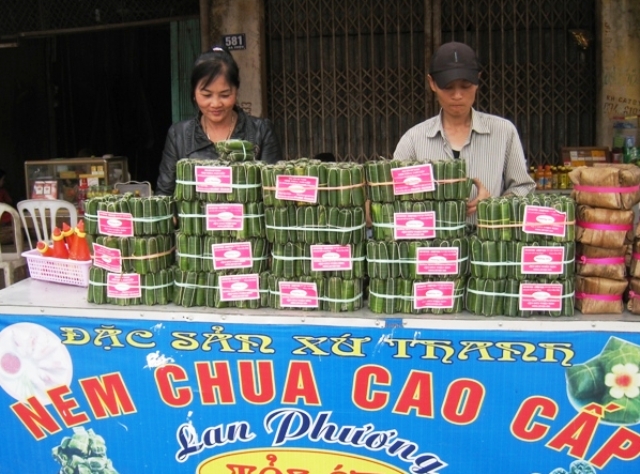 Nem chua - đặc sản của xứ Thanh
